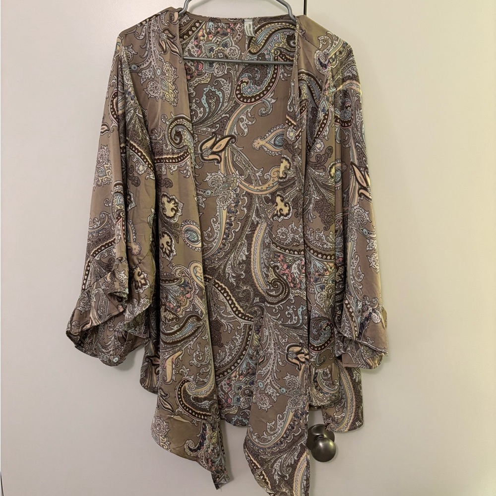 Paisley Print Women's Tunic Top